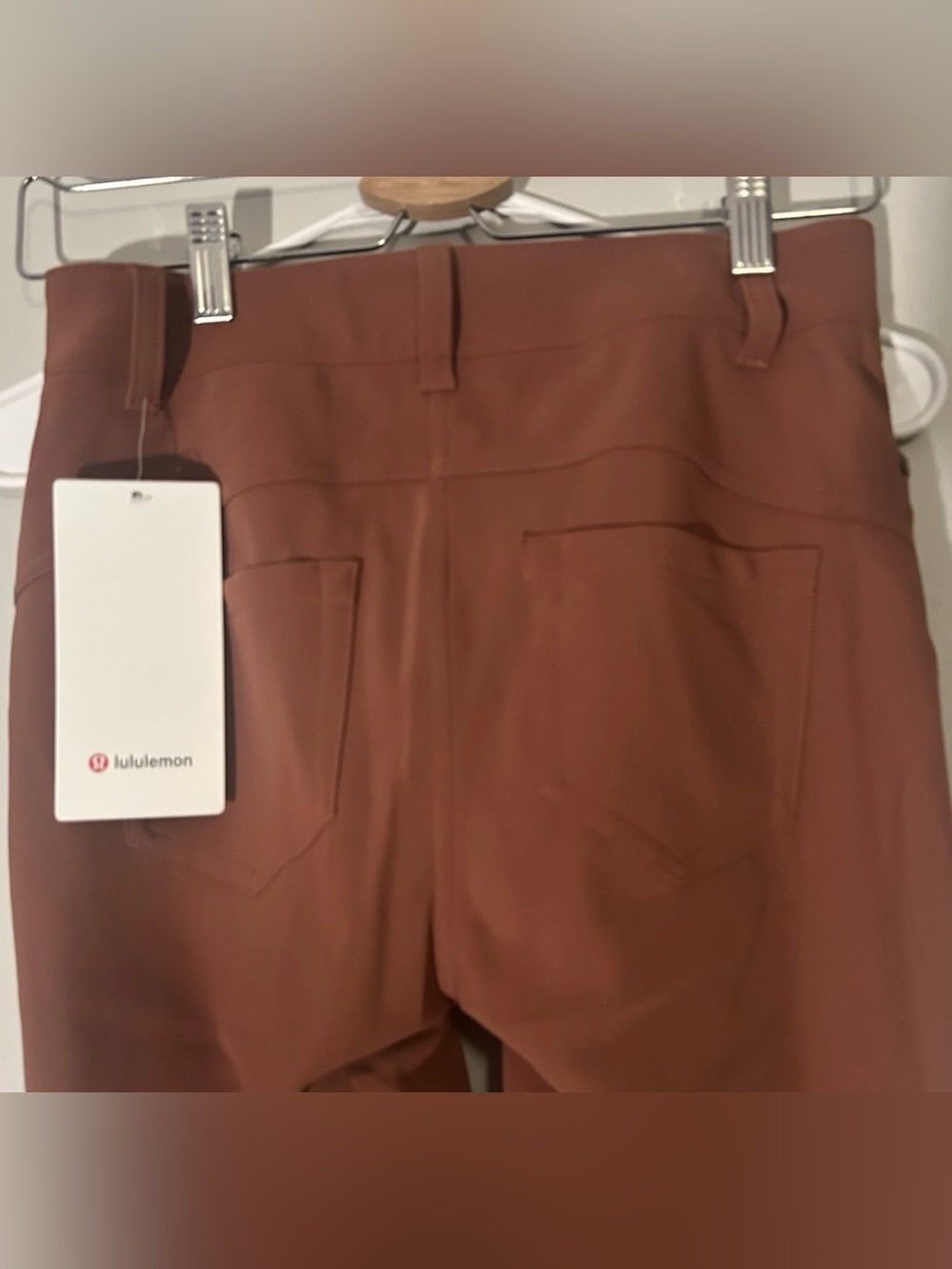NWT Lululemon size 27 city sleek slim fit high rise pants ancient copper ancp - Picture 5 of 6